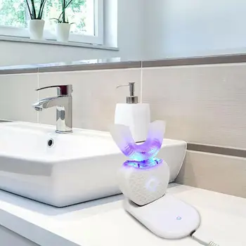 

U-shaped beauty instrument automatic mouth with electric teeth white toot lazy vibration electric charging toothbrush ultra U8R1