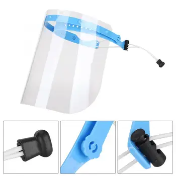 

Protective Full-Face Face Shield Anti-Fogging Dustproof Eye Head Protection with Adjustable Bracket Safety Face Shield Visor