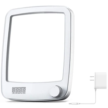 

Retail Light Therapy Lamp,Sun Lamp with 10000 Lux,Sunrise Alarm Clock with 6 Alarm Sounds,Snooze Function,20 Brightness and Stan