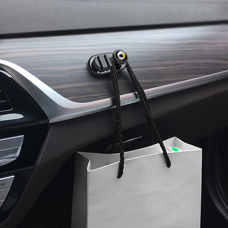 Car Hook Phone Data Cable Storage Hook Sticker Interior Accessories For Smart Fortwo Forfour City-Coupe Crossblade 451 453 450