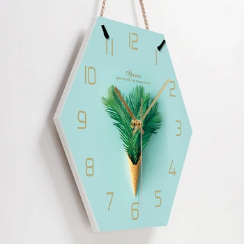 

Fashion Large Wall Clock Living Room Bedroom Hanging Table Silent Quartz Mute Children Room Cartoon Wall Clock Home Decor