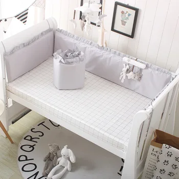 grey cot bedding