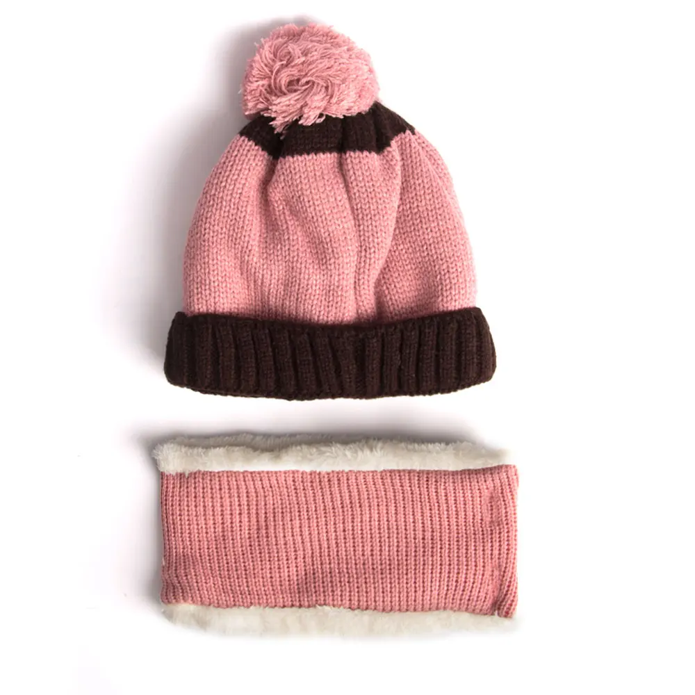 Maylisacc/осенне-зимний теплый детский шарф в стиле унисекс; комплекты с шапочкой для маленьких мальчиков и девочек; вязаные шапочки с милым