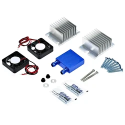 Mini climatiseur thermoélectrique Peltier, Kit de bricolage, système de refroidissement + ventilateur pour outil domestique, 1 ensemble 