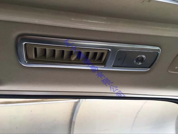 Для- Toyota Alphard Vellfire AH30 автомобильные аксессуары ABS задняя крыша Air confialer AC Vent рамка Крышка отделка