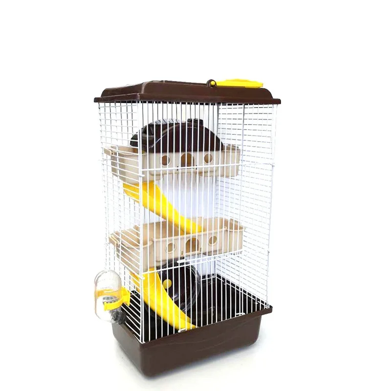 

Factory direct new three-storey villa hamster cage golden silk bear cage villa hamster supplies three-storey villa LB819112