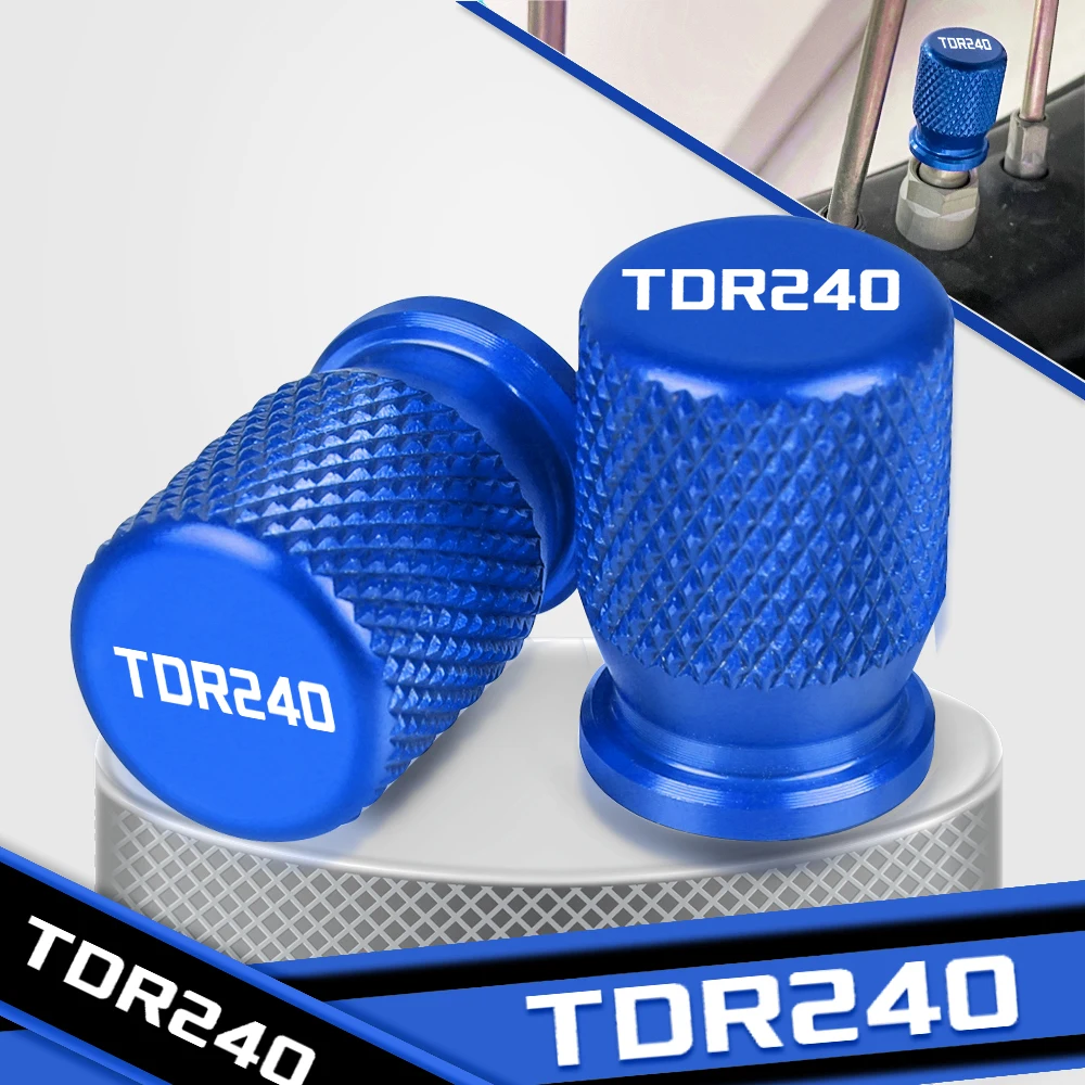 Per Yamaha Tdr240 Tdr 240 Tdr 125 1988-2021 2020 2019 18 17 Motociclo Accessori Cnc Ruota Pneumatici Valvola Stelo Tappi Coperchio Ermetico