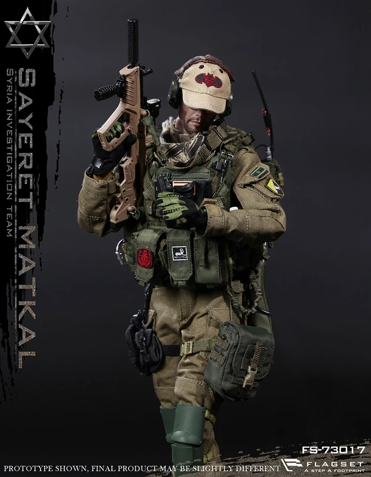 

1/6 Israel Wild Boy Special Forces Solider Male Military Action Figure Model Collection