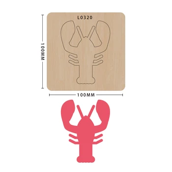 

Animal knife mold wood die cutting die decoration, model L0320, suitable for common die cutting machines on the market