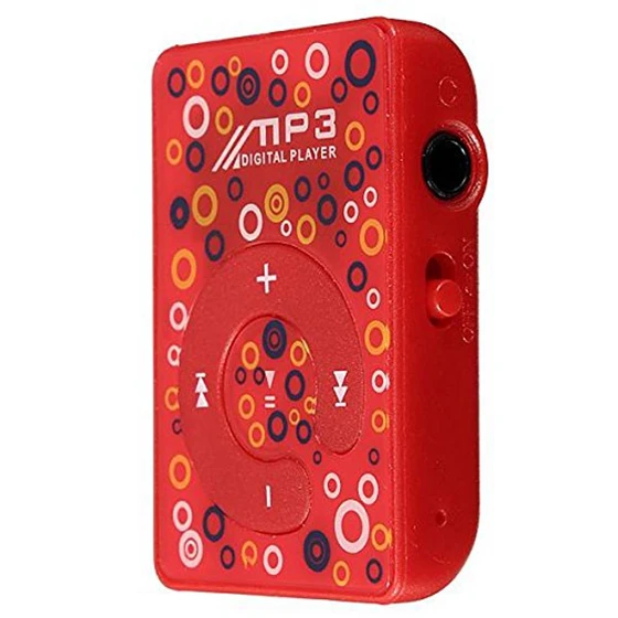 1-8GB Micro-SD TF поддерживает модный мини-клип пластиковый USB MP3 музыкальный медиаплеер