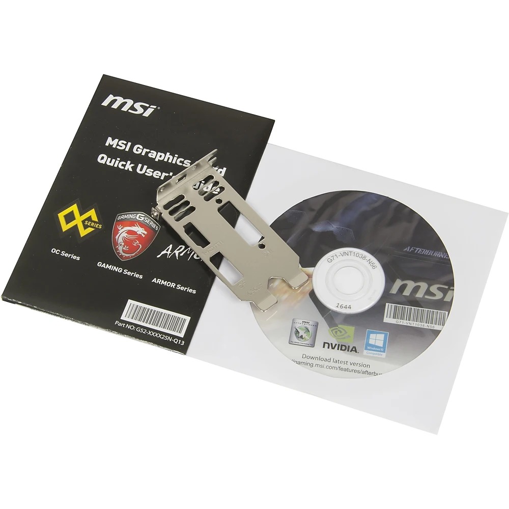 Видеокарта MSI PCI-E GeForce GTX 1050 Ti 4GT LP NV GTX1050TI 4096Mb 128b GDDR5 1290/7008 DVIx1/HDMIx