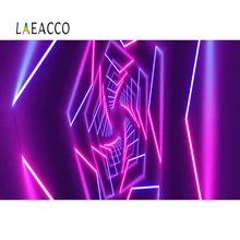 Laeacco Photo Backgrounds Fluorescent Stage Scene 3D Portrait Baby Show Photophone Photography Backgrounds For Home Studio Decor