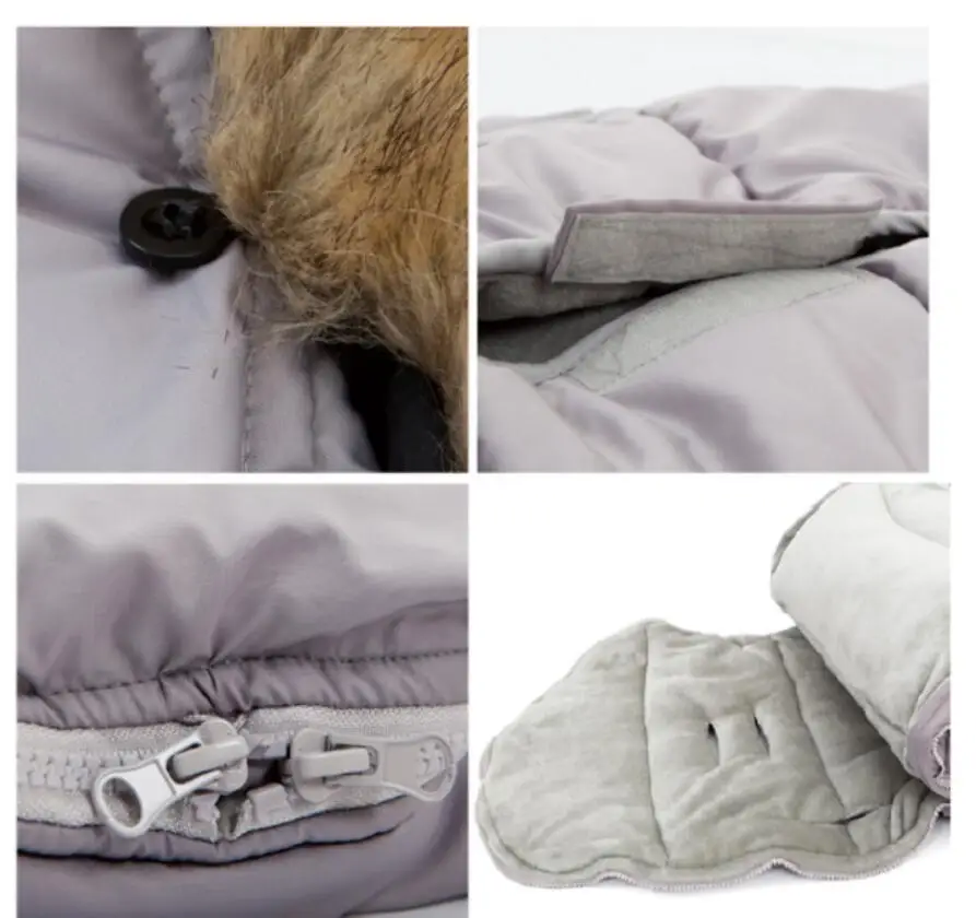 Спальный мешок для малышей; зимняя детская коляска; лапка для ног; толстый теплый конверт для коляски; спальные мешки; брендовый спальный мешок для коляски