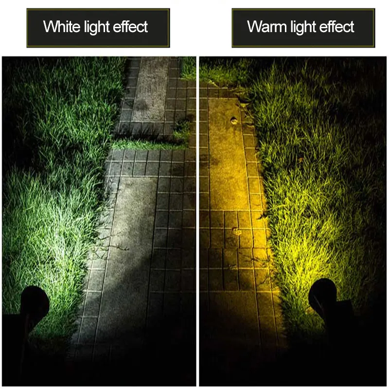 SXZM 2 шт. уличный светодиодный светильник на солнечных батареях IP65 Водонепроницаемый светодиодный светильник на солнечных батареях наружный прожектор светильник для сада патио ландшафтного лужайки