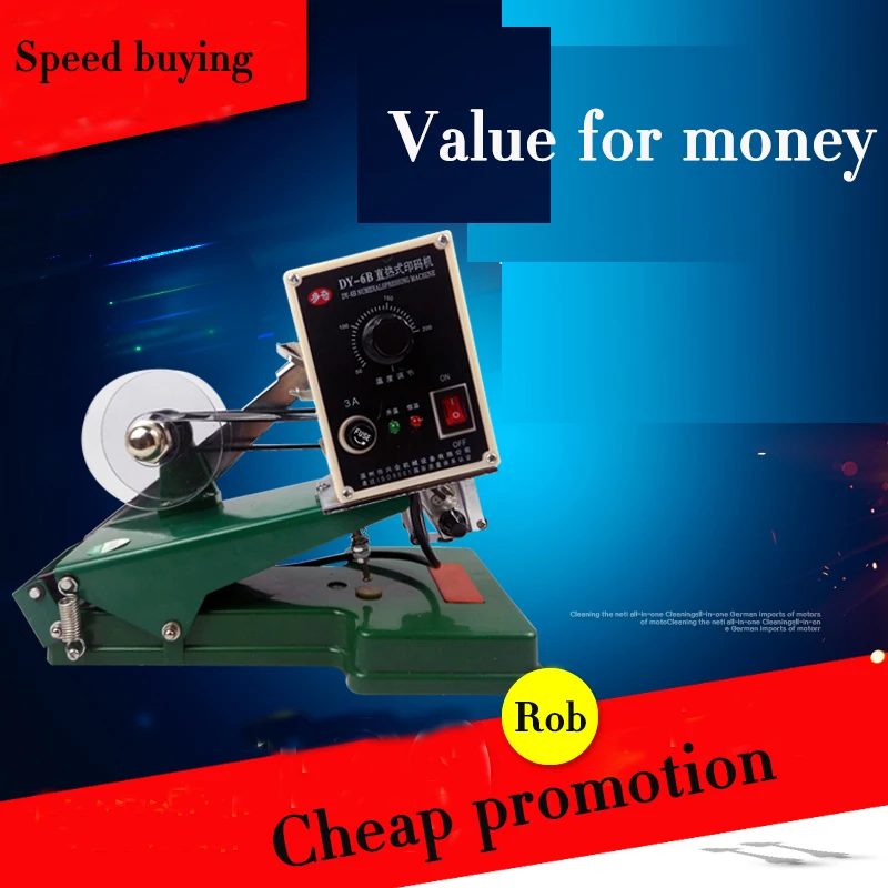 

Direct Heating Constant Temperature Ribbon Printer To Print Production Date Printer Manual Carbon Ribbon Printer