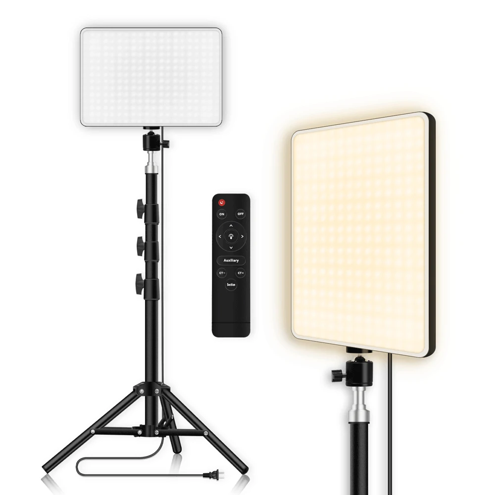 luz de vídeo ue plug 3200k-6000k fotografia