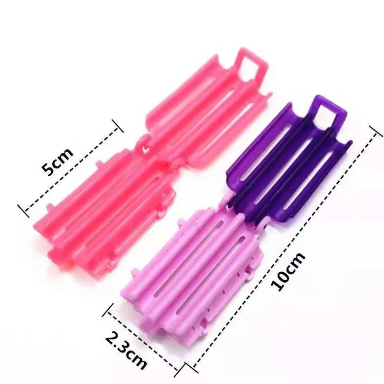 12pcs High Quality Hairdressing Styling Wave Perm Rod Corn Hair Clip Curler Maker DIY Tool Fpr Women's Beauty