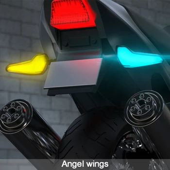 

Angel wing 12V Led Motorcycle Turn Signal Indicator Light Blinker For DUCATI 848 999 1098 1199 corse diavel monster 696 796 851