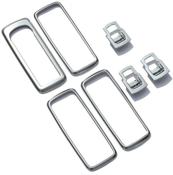 

Chrome Car Door Window Switch Lift Button Cover Trim Frame for for Land Rover Discovery 4 LR4 Range Rover Sport L320 Accessories