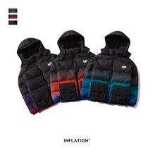 Новинка, зимнее Мужское пальто с хлопковой подкладкой, толстая мужская куртка с хлопковой подкладкой, уличная одежда, мужские парки с хлопковой подкладкой, цифровая печать