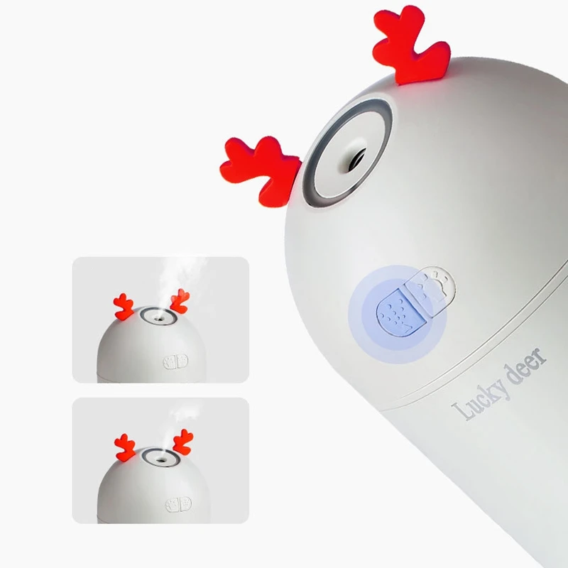 Лучшие предложения Lucky Deer USB мини увлажнитель воздуха 400 мл Автомобильный увлажнитель воздуха ароматерапия эфирные масла диффузор