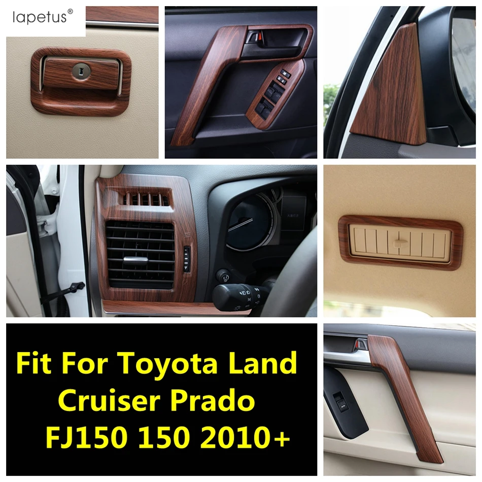 

Head Light / Handle Bowl / Dashboard Frame / Glove Box Cover Trim Accessories For Toyota Land Cruiser Prado FJ150 150 2010 -2020