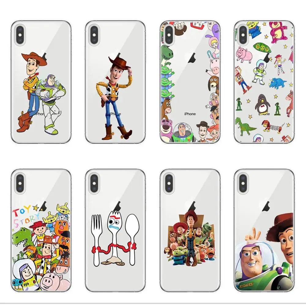 

cowboy Woody Buzz Lightyear Toy Story soft silicone TPU Phone Cases Cover For iPhone X 5 5S SE 6 6S Plus 7 8 Plus XS XR XS MAX
