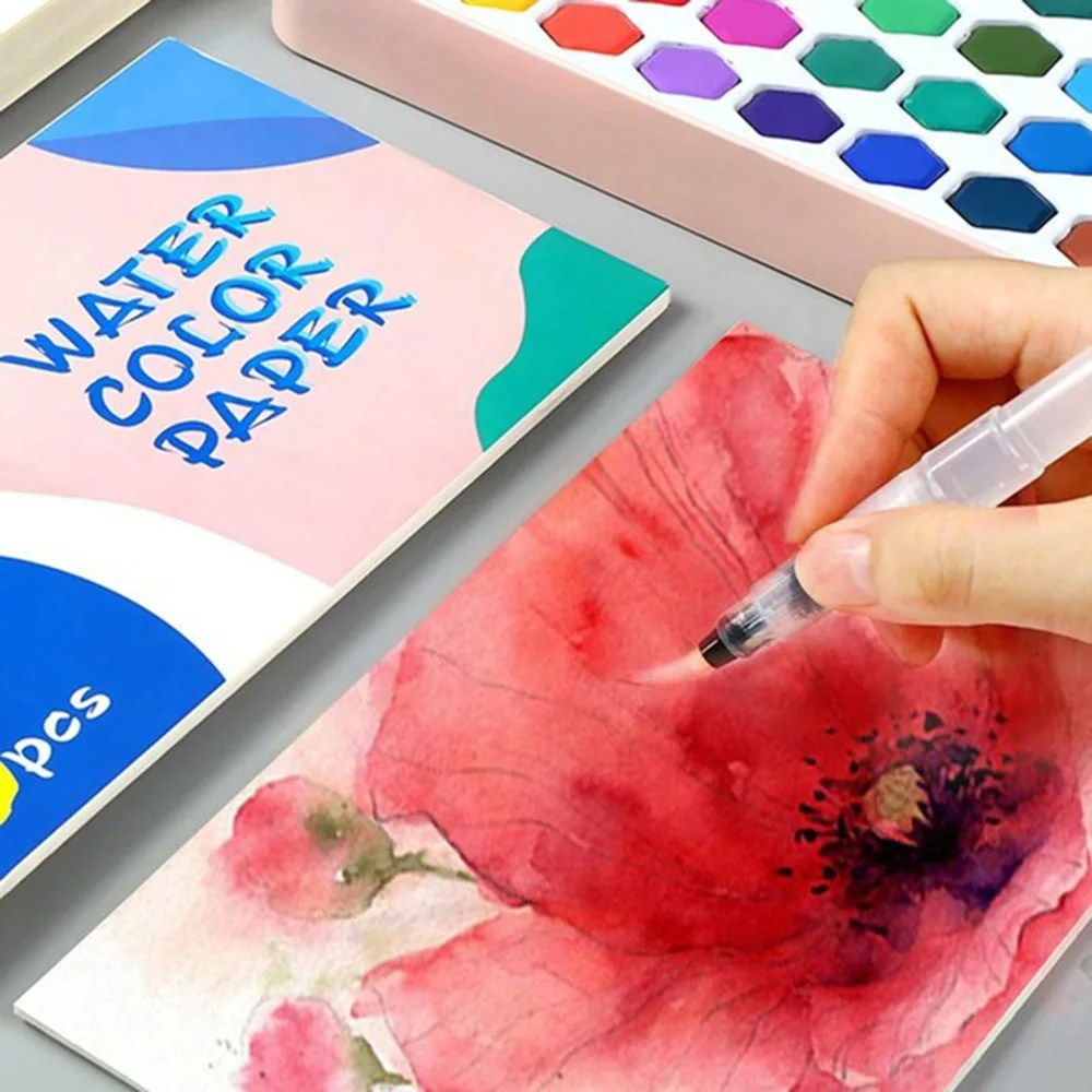 36 цветов/набор акварельных красок s paint pen с кисточкой для рисования точилка для карандашей граффити Твердые Водные Цвета Рисование Искусство для детей