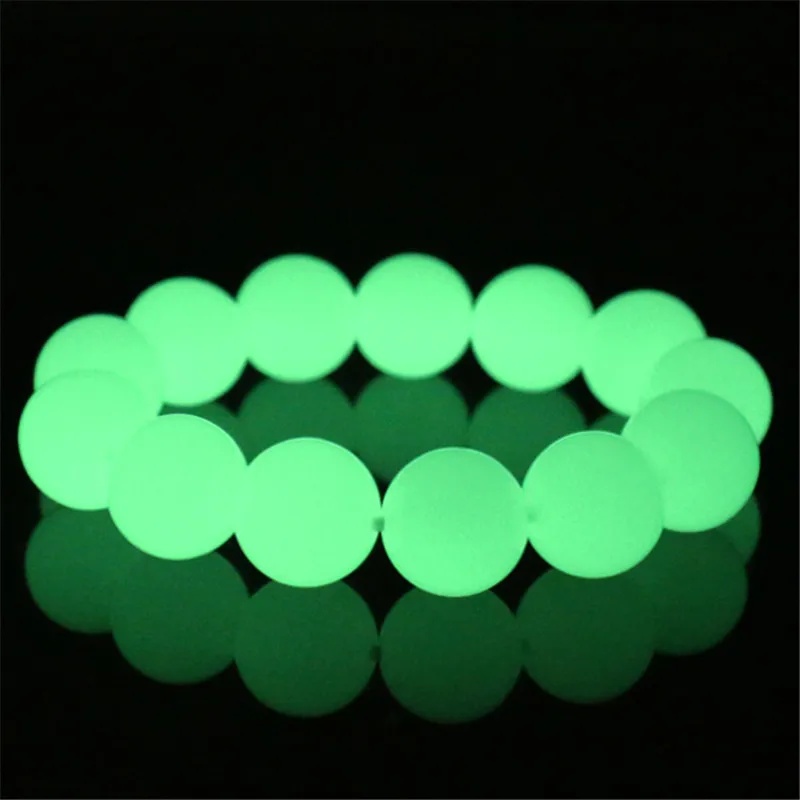 Bracelet Stone Pearl Glow In The Dark For Women