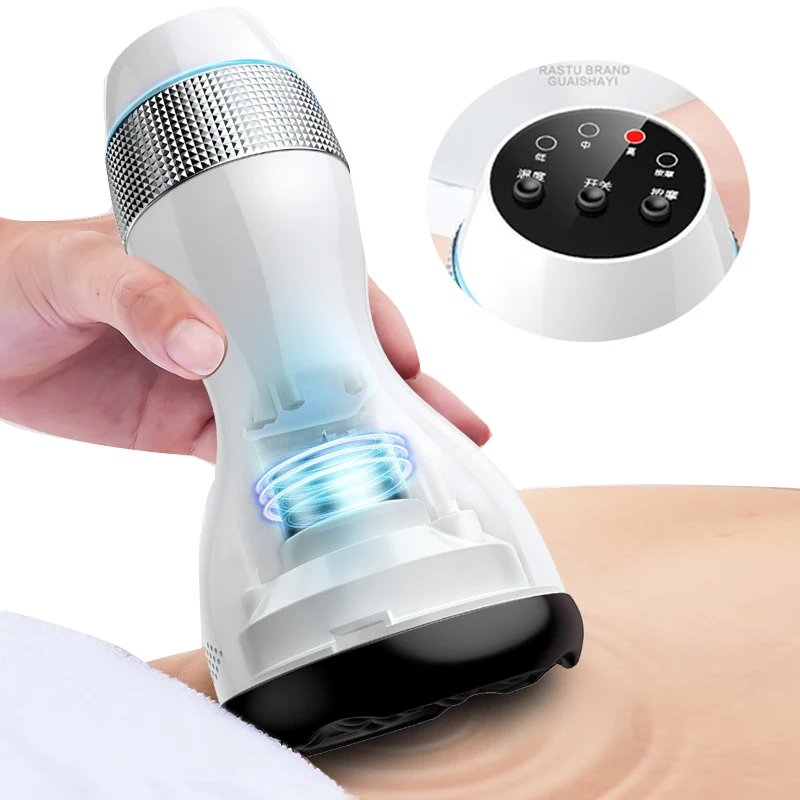 

Portable Smart Stone Needle Guasha Heating Meridian Scrape Therapy Infrared Detoxification Moxibustion Chinese Body Massager