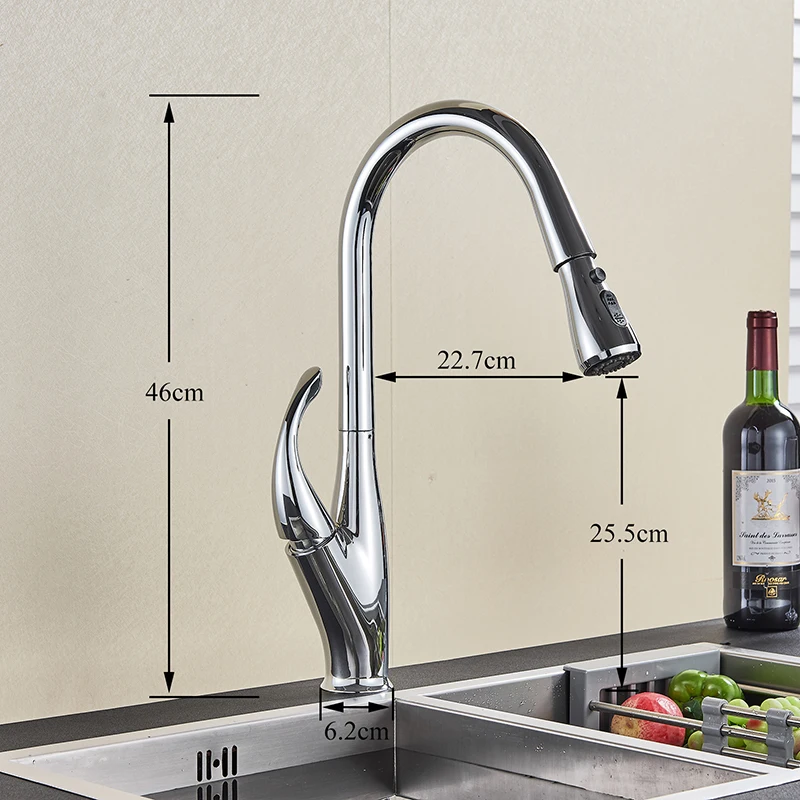 Sensor Kitchen Faucets Black Smart Touch Inductive Sensitive Faucet Mixer Tap Single Handle Dual Outlet Water Modes
