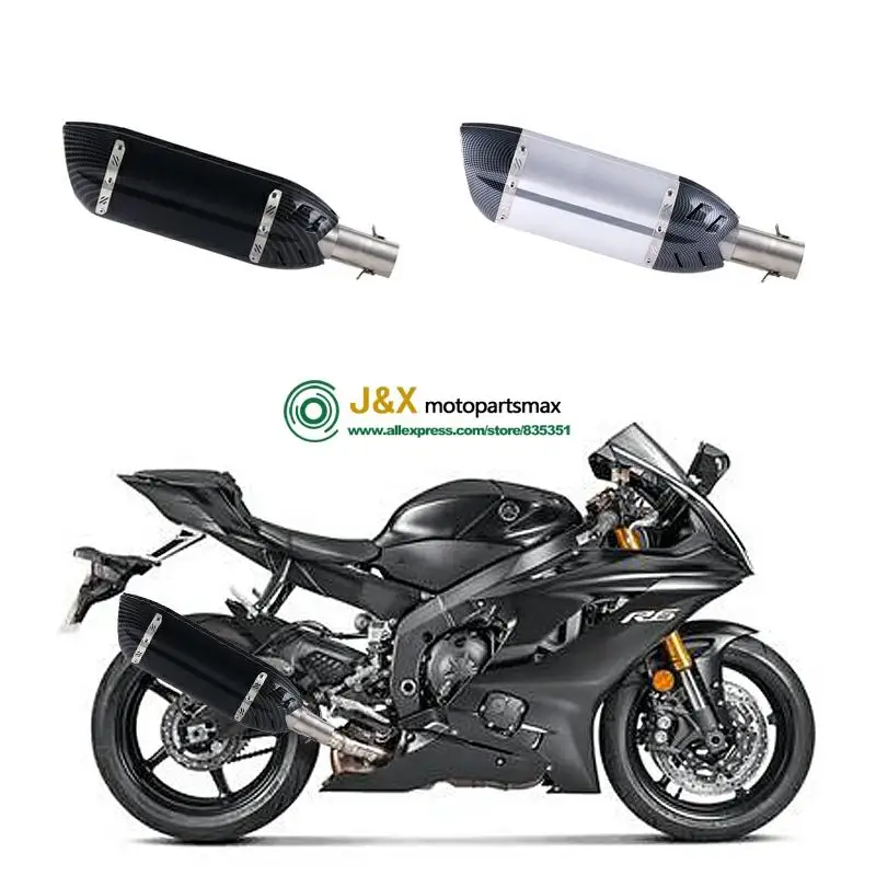 Мотоциклетная полная система глушитель Escape slip для Yamaha R6 YZF-R6 2006- средняя Соединительная труба с DB-KILLER