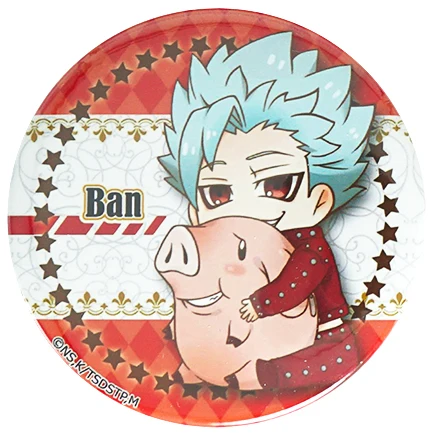 Seven Deadly Sins значок аниме Meliodas Ban King Nanatsu no Taizai Декоративный металл значок брошь булавки - Окраска металла: 04 Ban