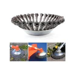 Tête de tondeuse à fil 6 pouces 150mm 8 pouces 200mm, tête de désherbage, bobine à fil torsadé, accessoires de machines de jardin, livraison directe 