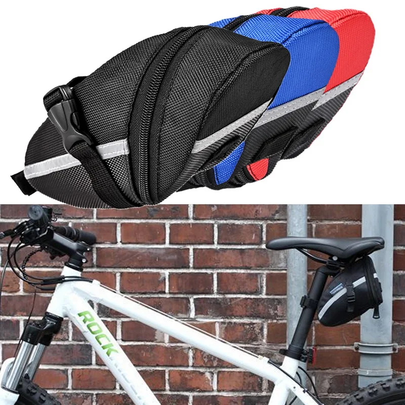 

Portable Waterproof Bike Saddle Bag Portable Cycling Seat Pouch Bicycle Tail bags Rear Pannier Cycling equipment