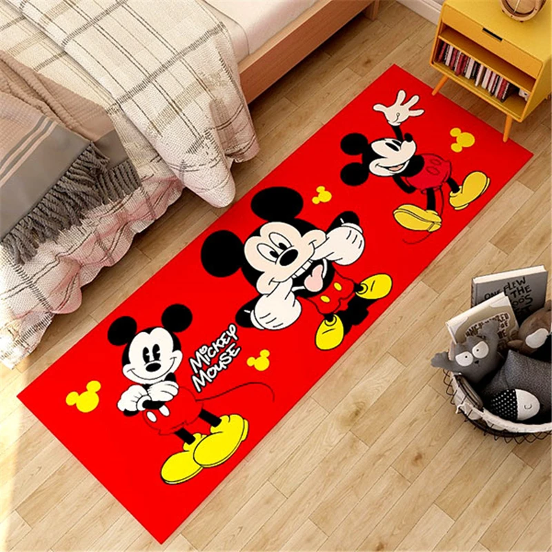 

Non-Slip Mickey Minnie Playmat Floor Mat Room Mat Entrance Doormat Bath Mat Carpet Laundry Room Decor Balcony Rug