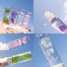 Petal Lip Oil Transparent Lip Gloss Clear Sexy Cute Balm Liquid Lipstick Moisturizing Plumper Women Lip Gel Lip Care New