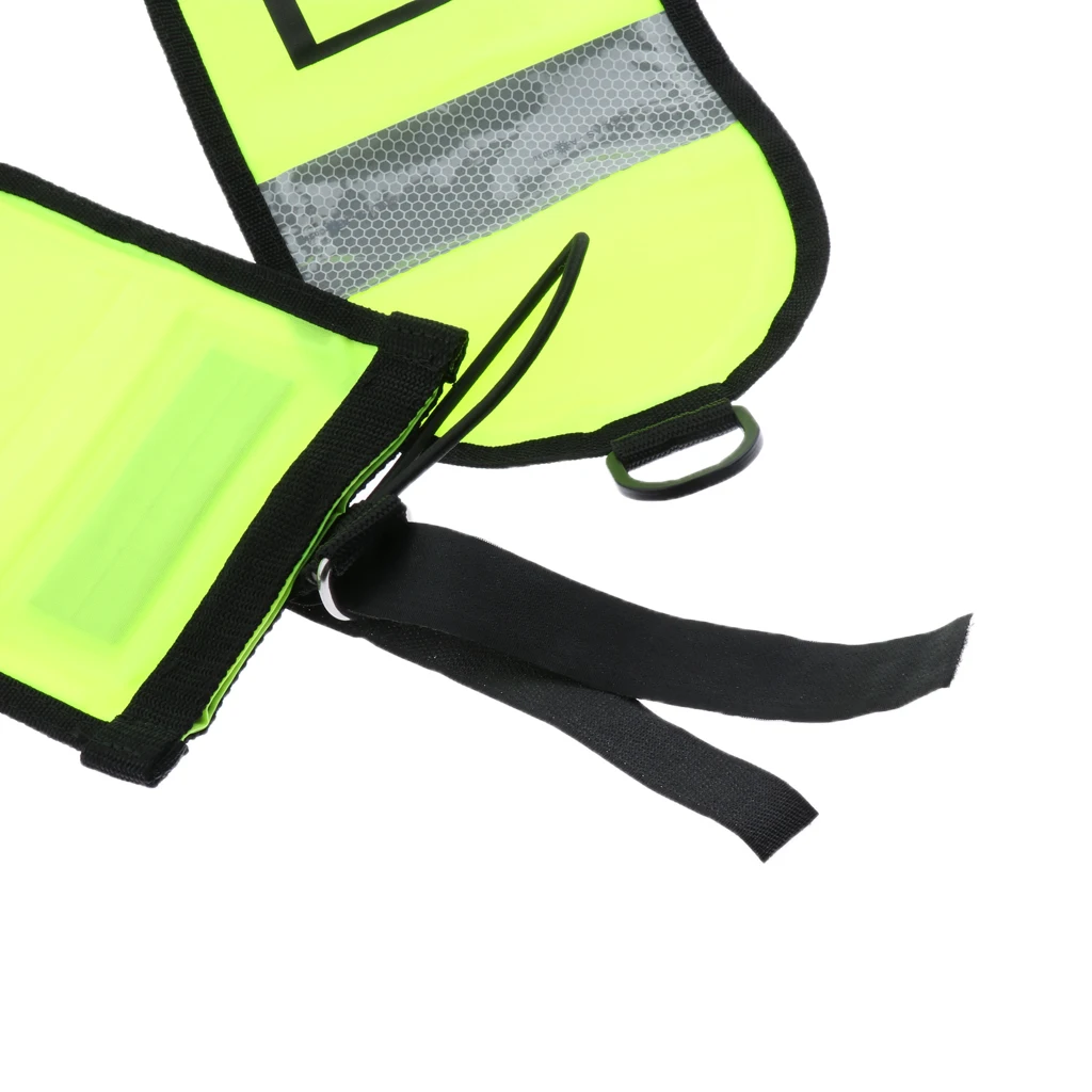 Diver Signal Marker Inflatable Tube with Plastic Clip for Diving Snorkeling Underwater Safety Signal Buoy Float for Water Sports