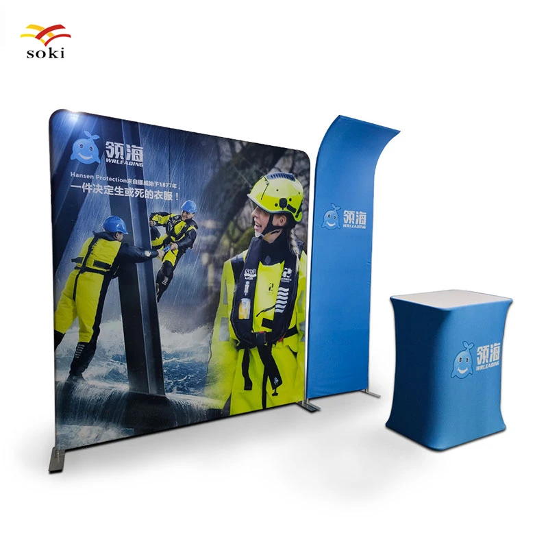 20ft Custom Shape Single Side Print Exhibition Trade Show Booth Stand Tension Fabric Stage Backdrop Decor Mural Display Banner | Дом и сад