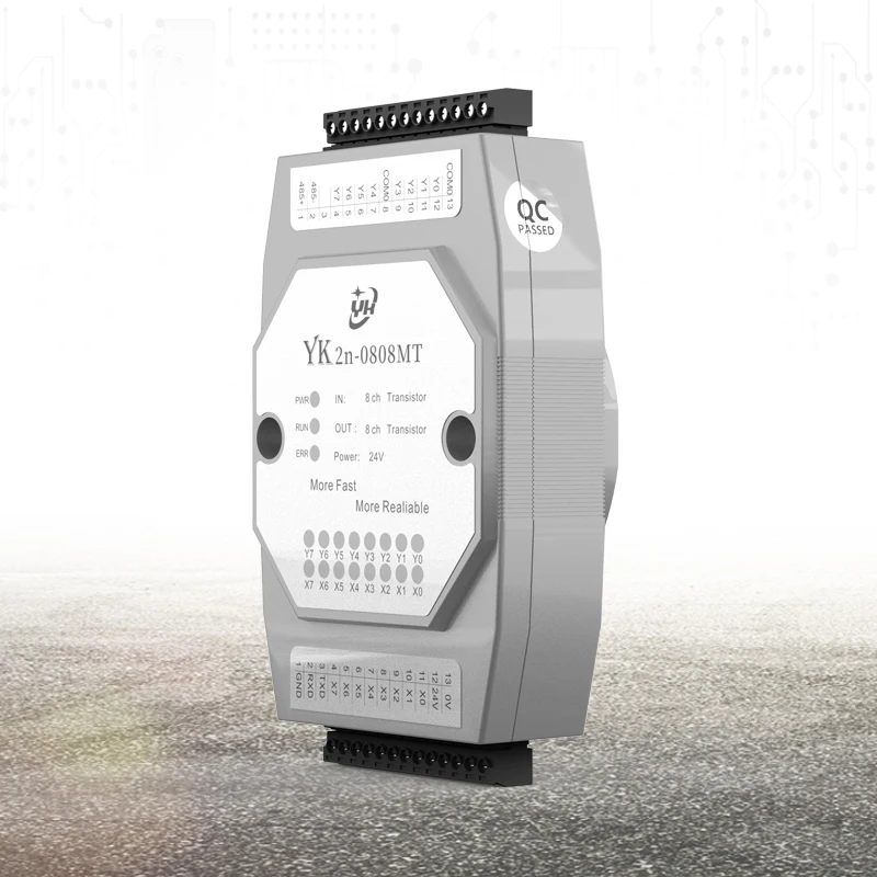 YK отечественный ПЛК контроллер совместим с FX1N FX2N программируемый plc промышленная плата управления 100k высокая скорость