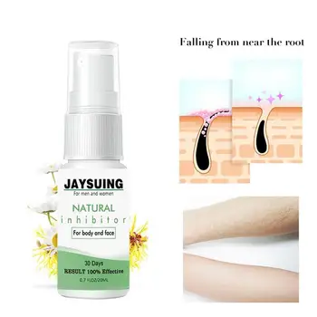 

30g Powerful Permanent Painless Hair Removal Spray Stop Hair Growth Hair Inhibitor Shrink Pores Skin Smooth Repair Essence Spray
