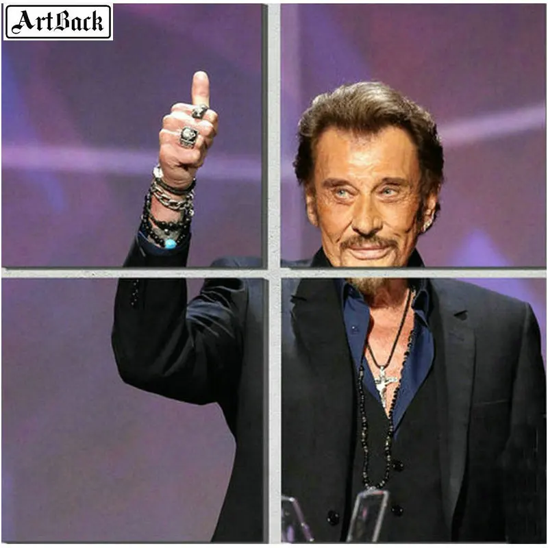 

Diamond painting JOHNNY HALLYDAY