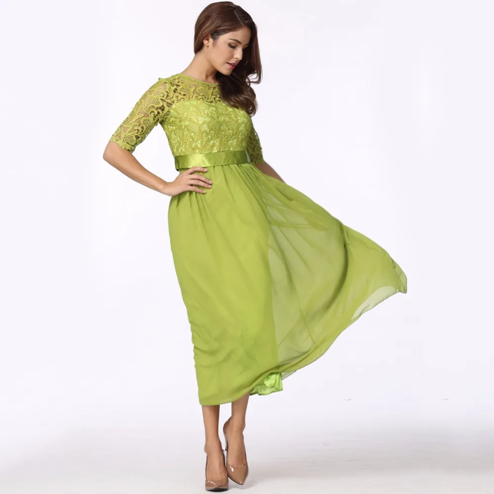 Летнее женское платье для свадебной вечеринки, женское платье, шифоновое кружевное платье макси, длинные платья, элегантное женское платье размера плюс 2xl