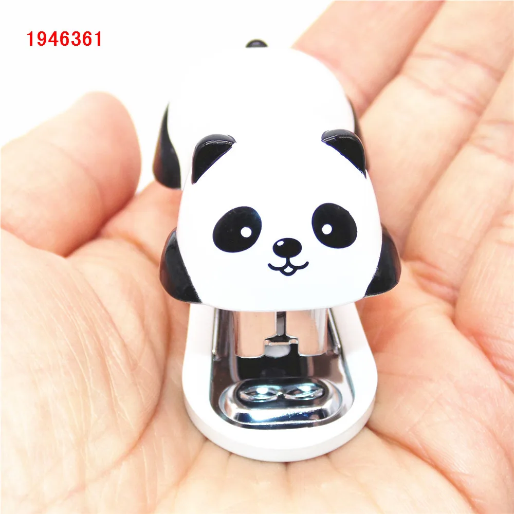 Mini stapler set animal Stapler Set School Office Supplies Stationery Paper Binding Binder Book 3 colors mini stapler set