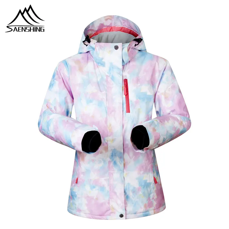 SAENSHING, куртки для сноуборда, зимние лыжные штаны-30 градусов, зимняя одежда для сноубординга, плотная Водонепроницаемая лыжная куртка, пальто, сохраняющее тепло