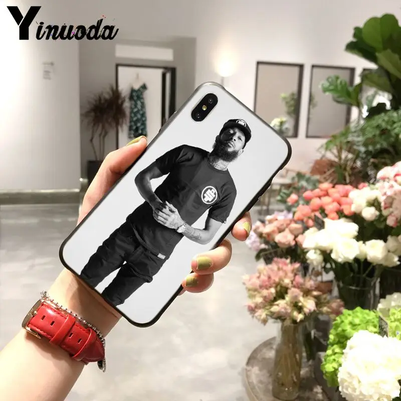 Yinuoda Рэппер Nipsey Hussle Coque Shell чехол для телефона Apple iPhone 8 7 6S Plus X XS MAX 5 5S SE XR 11pro max мобильный чехол