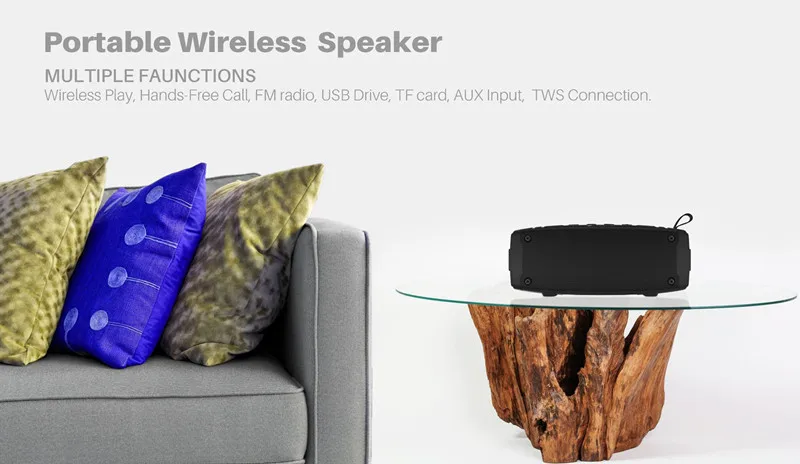 Bluetooth Колонка NR3020 беспроводной портативный громкоговоритель в стиле хип хоп с