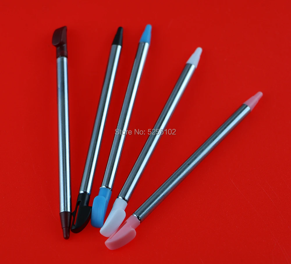 5 Pezzi Per Nintendo 3Ds Xl/Ll Colori Stilo Retrattile In Metallo Touch Pen Giochi Accessori Per Macchine Oggetti Di Scena Per La Protezione Dello Sch