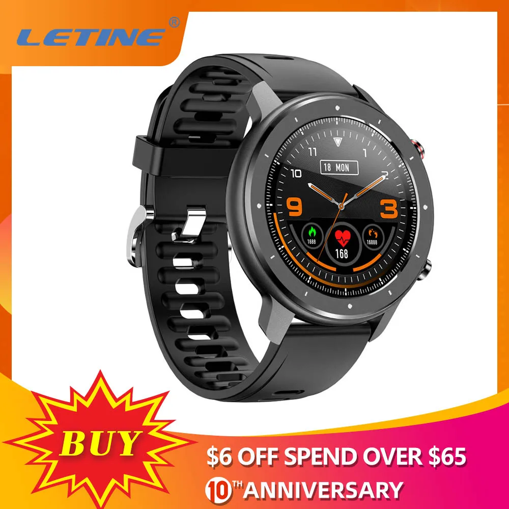 Fashion Business Smart Watch Bluetooth 5.0 IP68 Waterproof Heart Rate Blood Pressure Monitoring Bracelet Fitness Tracker | Электроника
