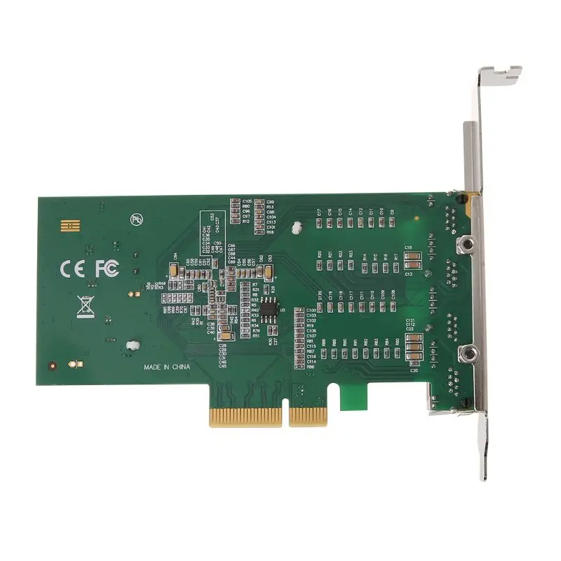 Прямая поставка Intel I350-T4-QY чип PCI-Express PCI-E четыре RJ45 гигабитные порты серверный адаптер NIC
